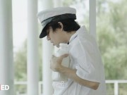 MILFED - Milk Man Ricky Spanish Pounds Paris The Muse's Pussy Until He Cums All Over The Floor 3/16