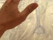 Man fucking a transparent lovedoll to an edging throbbing creampie - pov and asmr 16/16