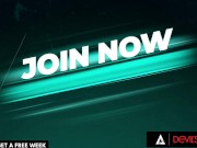 DEVILS FILM - Two Beauties Maya Farrell And Braylin Bailey Swap Hot Cum After Fucking A Big Dick 7/16