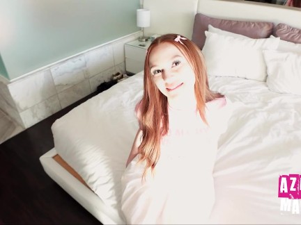 TEEN REDHEAD WANTS ME TO FILM US FUCKING AT MY FRIEND'S SPOT ~ Harley Love AMWF ~ AZNSKIMASK18