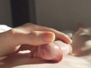 Playing with my precum