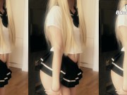 Horny Step Sis anime addict can’t stop thinking about hentai seduces her Step Bro and gives blowjob 1/16