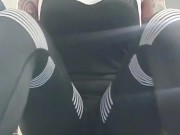Tight Leggings Cameltoe Thigh Workout at the Gym