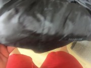 MilfyCalla - A lot of pee, golden shower, farting and cum on my new downjackets 178 11/16