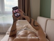 POV: StepSister Caught Me Jerking and Made Me Cum Twice | Real Couple Amateur 1/16