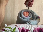 Fucking this rubber ass with a plug in my ass 4/16