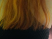 Public Sex.A Red-Haired Bitch Sat On A Dick and Went For A Ride Behind The Wheel of a car 4/16