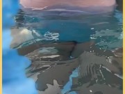 Wifey wet shirt in the pool with perfect braless tits 4/16