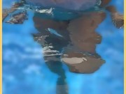 Wifey wet shirt in the pool with perfect braless tits 8/16