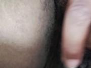 Natural creamy Ebony pussy 6/16