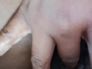 Natural creamy Ebony pussy 9/16