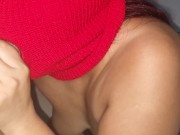 My stepbrother penetrates me so well that I end up squirting all over the place.