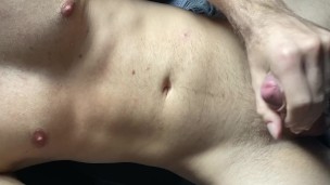 Cumming after 2 hours of edging