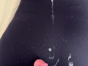 Cum on legging Cumpilation 11/16
