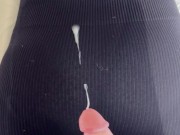 Cum on legging Cumpilation