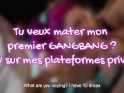 Petite french slut sucks dick in the kitchen and asks for a gangbang - Cuckhold 16/16