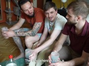 Petite french slut sucks dick in the kitchen and asks for a gangbang - Cuckhold 6/16