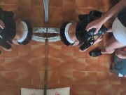 30 minutes of oral sex and doggy style fucking with many orgasms playing with cream 6/16