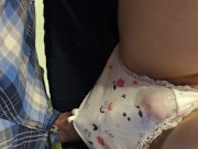 OMG!!! A Stranger Masturbated in my underwear on Japan subway. What a dirty fantasy! 15/16