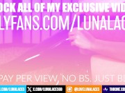 Latex Doll milks hard cock in oiled latex gloves in POV 15/16