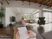 VR Bangers: Horny Blonde Nympho Deeply Sucks Sexologist's Huge Cock pt.2 4/16