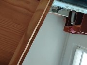 Sexy mom prepares breakfast, hairy pussy, big tits. 15/16