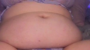 Real amateur girl with her toy