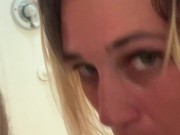 Delicious Blonde PAWG Fucks Bearded Hunk In Hotel Bathroom 14/16