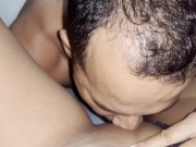 amiga me hace un oral y eyaculo en ella 7/16