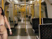 PREVIEW OF STRIPPING AND MASTURBATING ON METRO WITH CUMANDRIDE6 AND OLPR