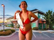 STRIPPING AND MASTURBATING IN THE PARKING WITH CUMANDRIDE6 AND OLPR 2/16