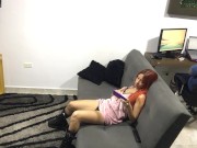 My friends fuck in the living room and I make a video 3/16