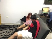 My friends fuck in the living room and I make a video 7/16