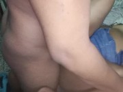 Hard fucking the pussy of a brunette with a big ass lover 10/16