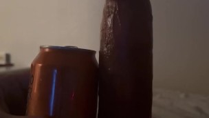 Almost 2 cans length