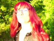 Female cop catches guy jerking off in public and issues anal fine 1/16