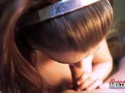 Skinny Brunette MILF Reagan Sucks A Dick And Gets Banged! 12/16