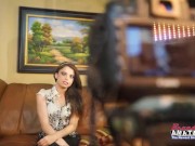 Skinny Brunette MILF Reagan Sucks A Dick And Gets Banged! 2/16