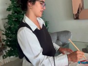 mientras ella pinta yo le entierro mi pincel 4/16