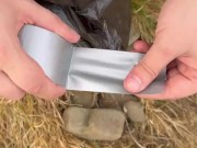 SURVIVAL bushcraft skills: camping lifehacks outdoors forest asmr 7/16