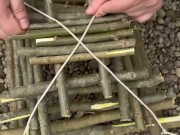 SURVIVAL bushcraft skills: camping lifehacks outdoors forest asmr 10/16