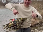 SURVIVAL bushcraft skills: camping lifehacks outdoors forest asmr 16/16