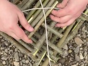 SURVIVAL bushcraft skills: camping lifehacks outdoors forest asmr 8/16