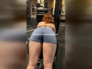 18yo Swedish Redhead Fucked by Trainer on TikTok Live! 14/16