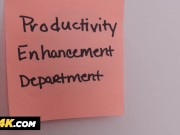 NAUGHTY AMERICA   Gal Ritchie deepthroats and fucks a big cock in exchange for her promotion 1/16