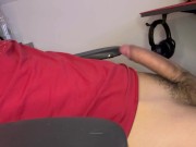 Edging and cumming handsfree on my shirt 14/16