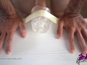 Clear Fleshlight Fuck and Cumshot - Transparent Male Sex Toy 11/16
