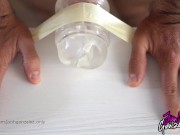 Clear Fleshlight Fuck and Cumshot - Transparent Male Sex Toy 12/16