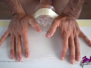 Clear Fleshlight Fuck and Cumshot - Transparent Male Sex Toy 2/16