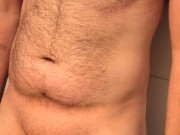 Male masturbation in front of mirror after getting high 4/16